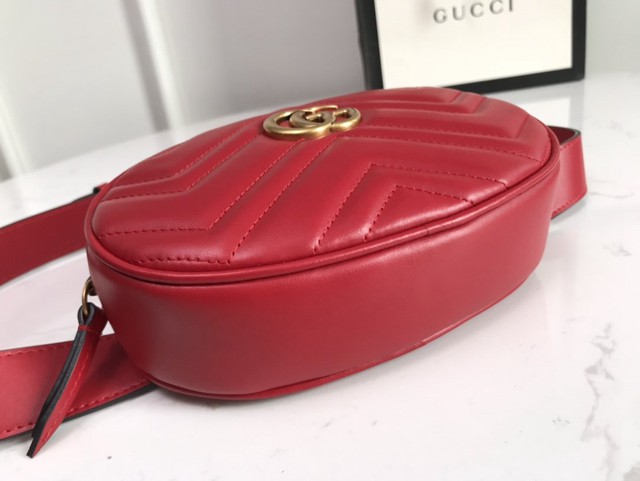 Gucci腰包 476434 GUCCI古馳GG Marmont系列 DSVRT Gucci原廠皮女士腰包  gqy3624